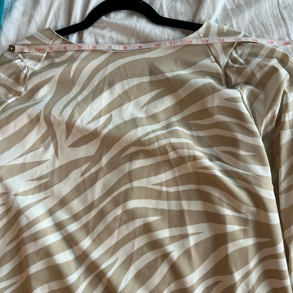 Melloday long sleeve zebra print blouse - Picture 5 of 5